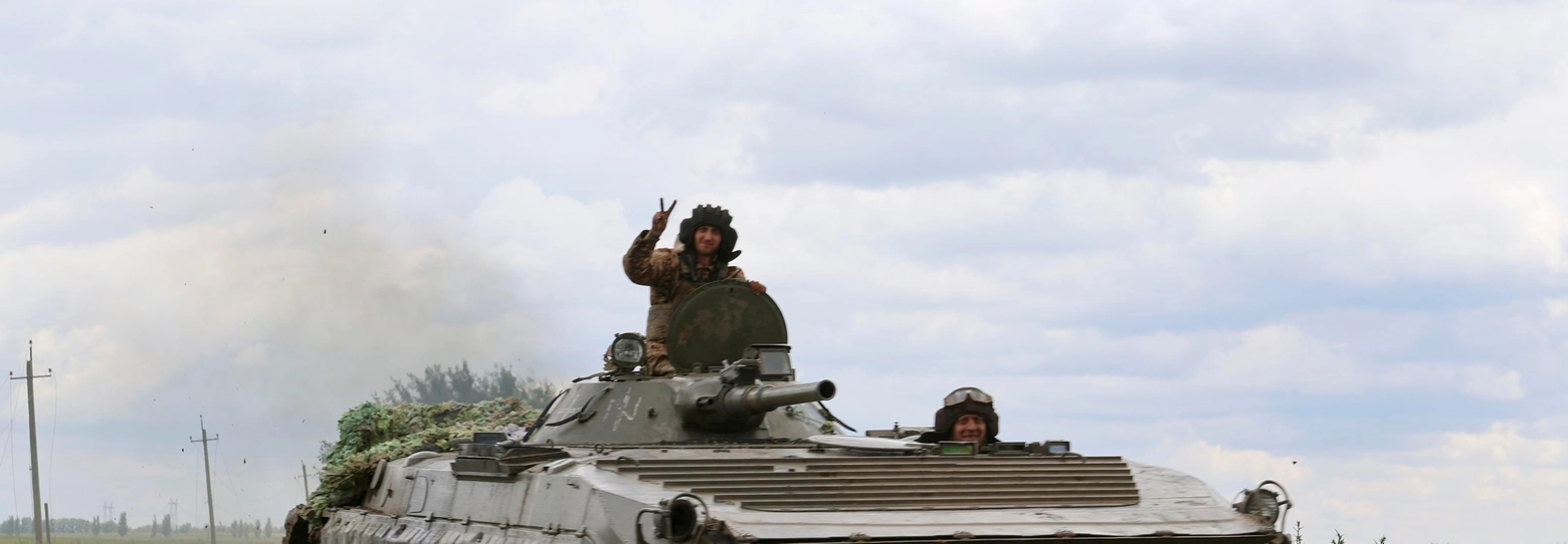 Militari ucraini in azione